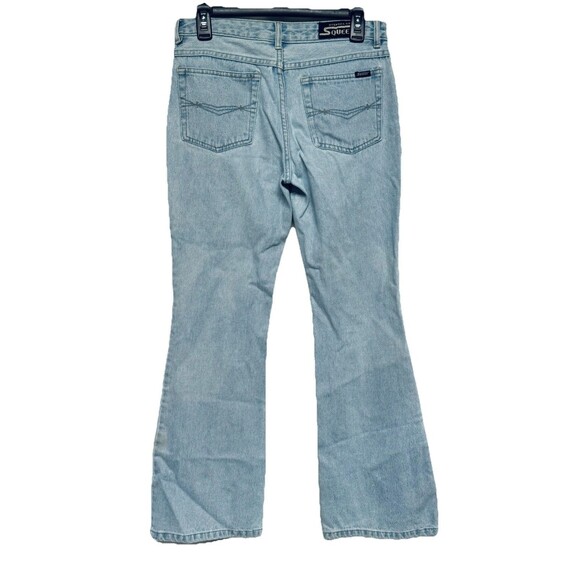 Stephen Hardy Squeeze Jeans with Bleach & Rhinestone Design Women's 7/8 Vintage - Picture 3 of 6